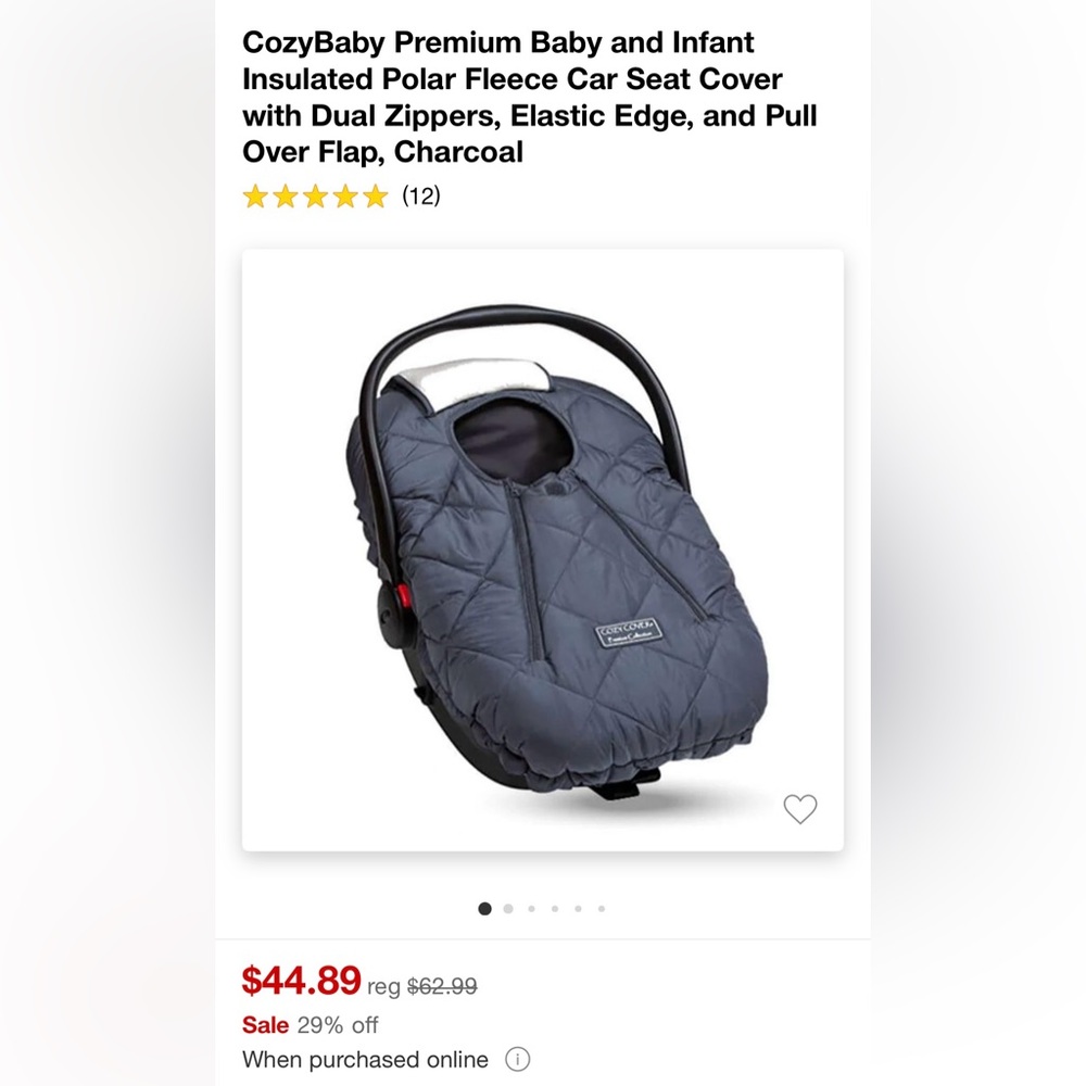 Car Seat Baby Cover - Picture 2 of 2